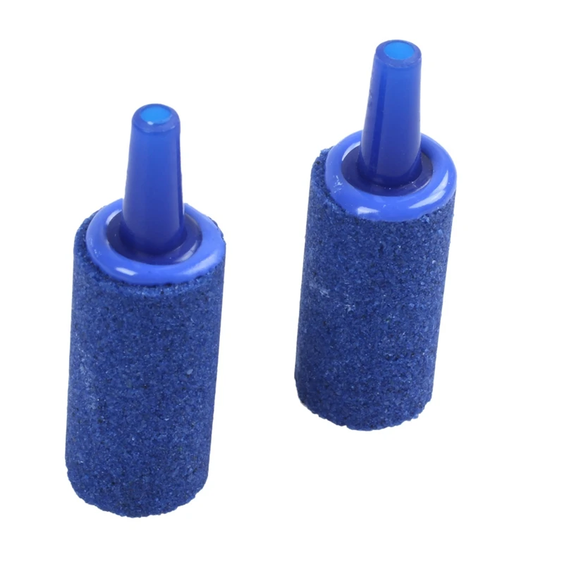 DT15 30 Pieces Fish Tank Mineral Bubbles Air Stone, Aquarium Oxygen Stone, Blue, 3.9x1.3cm, for Fish Tank - view 3