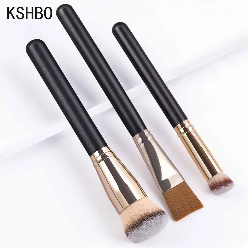 KSHBO 1/2/3pcs Foundation Concealer Brush Set Makeup Brush 170 270 Synthetic Hair Foundation Blending Brush Cream Contour Tools