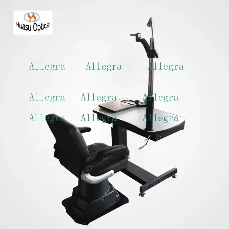 Good Quality Small Ophthalmic Refraction Set Electric Table and Chair Combined Unit Optometry Equipment Cheap Price Hot Sale