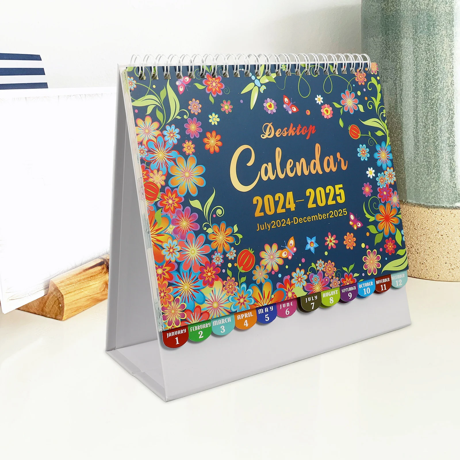 Decor Reusable Desk Calendar Digital Standing Whiteboard Home Decoration Iron Fridge