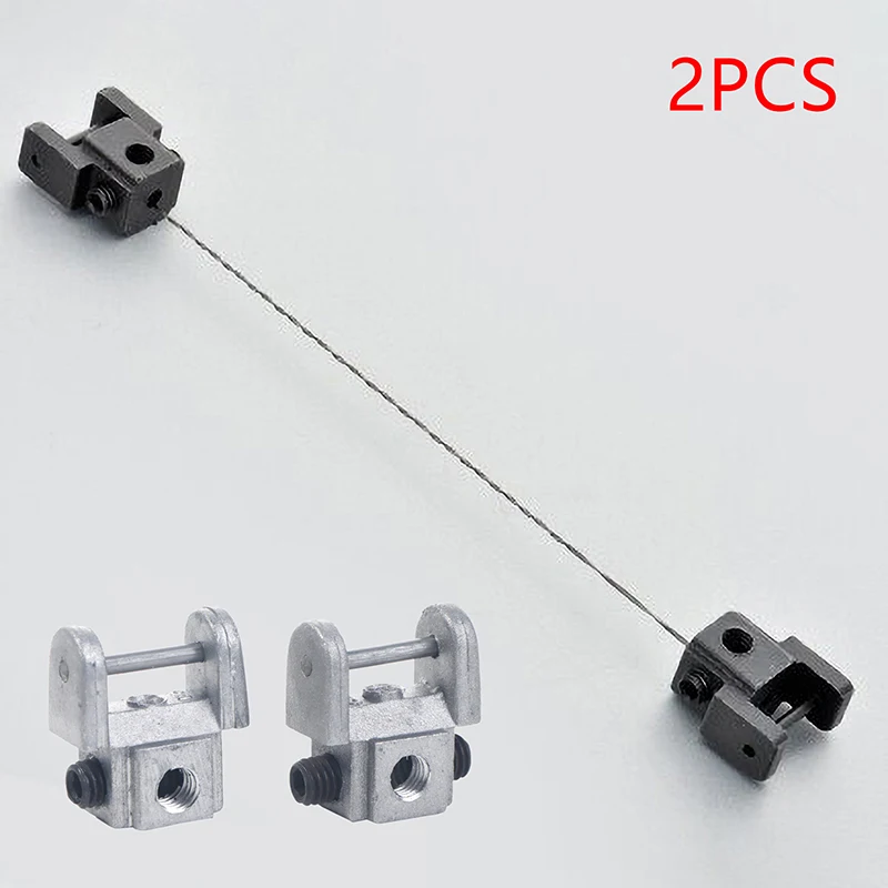 2pcs Scroll Saw Blades Holders Pin-Less Blade Clamps Upper/Lower Blade Holder Scroll Saw Blade Conversion Kit