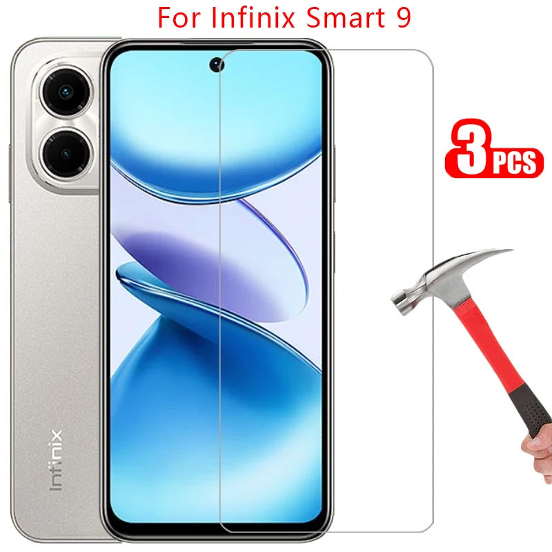 protective tempered glass for infinix smart 9 screen protector on infinity smart9 phone film glas infini infix ifinix smar smat