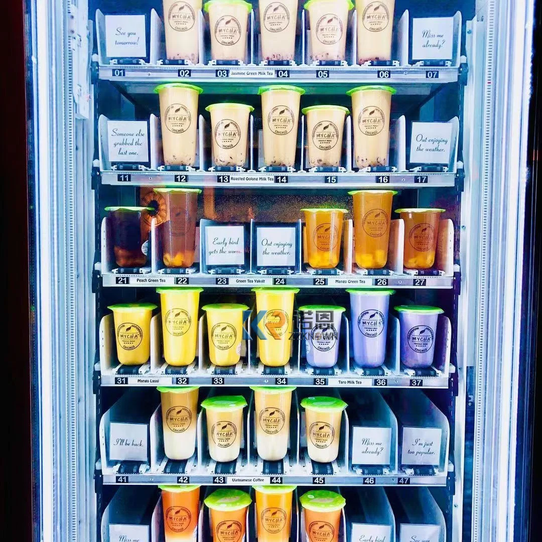 Commerical Vending Machine OEM automatic Frozen Food Ice Cream Vending Machine Yogurt Food Frozen Vending Machine For Drinks