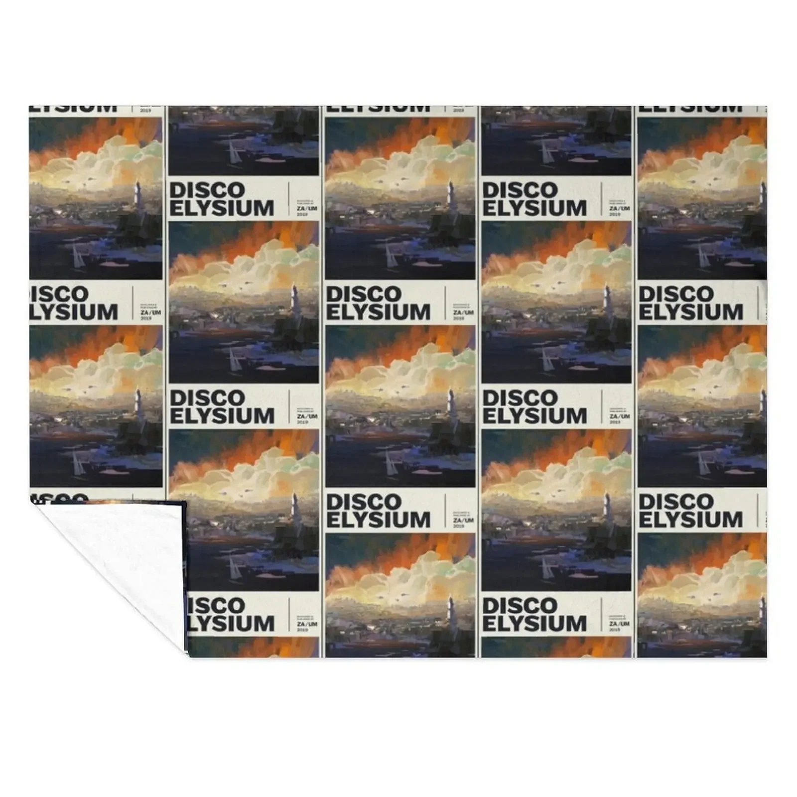 

Disco Elysium Throw Blanket Bed linens Vintage Nap Luxury St Blankets