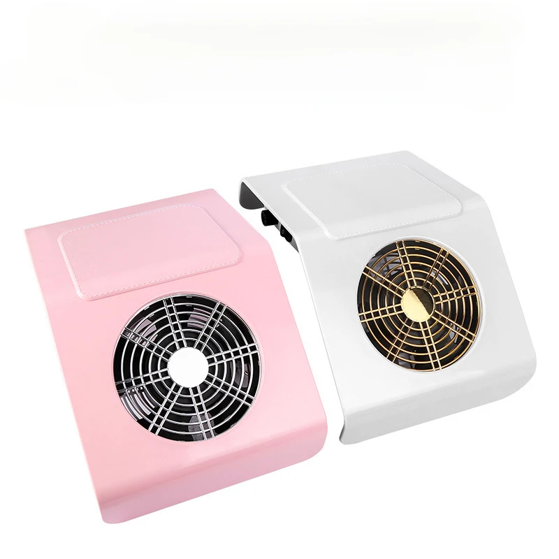 Manicure Cleaner 40W Japanese Style Desktop Nail Dust Collector 858-2a with Filter Net Large Suction