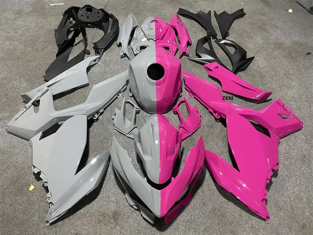 

Motorcycle fairing for 400 18-23 years ZX400 EX400 2018 2019 2020 2021 2022 2023 fairing cement ash housing