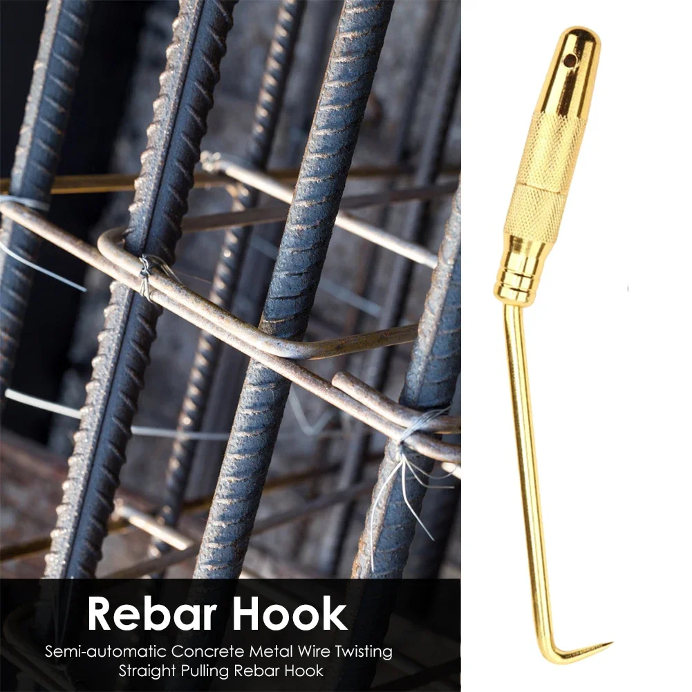 سلك ربطة عنق شبه أوتوماتيكي ، سلك ربط حديد التسليح عالي الصلابة ، سلك معدني خرساني متين ، أداة سياج