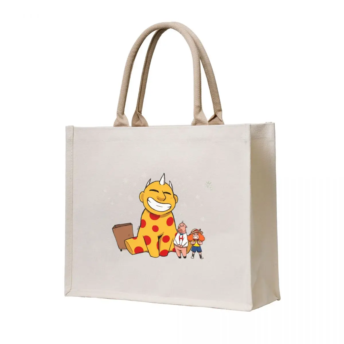 

Maggie and the ferocious Beast! Tote Bag Canvas shoulder bag sac pour femme eco bag folding foldable reusable