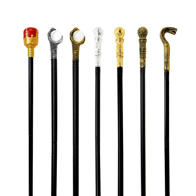 Scepter King Queen Scepters Kids Adult Royal Accessories Wand Theater Easter Party Prop Snake Cobras Cane Egyptian Style Staff T