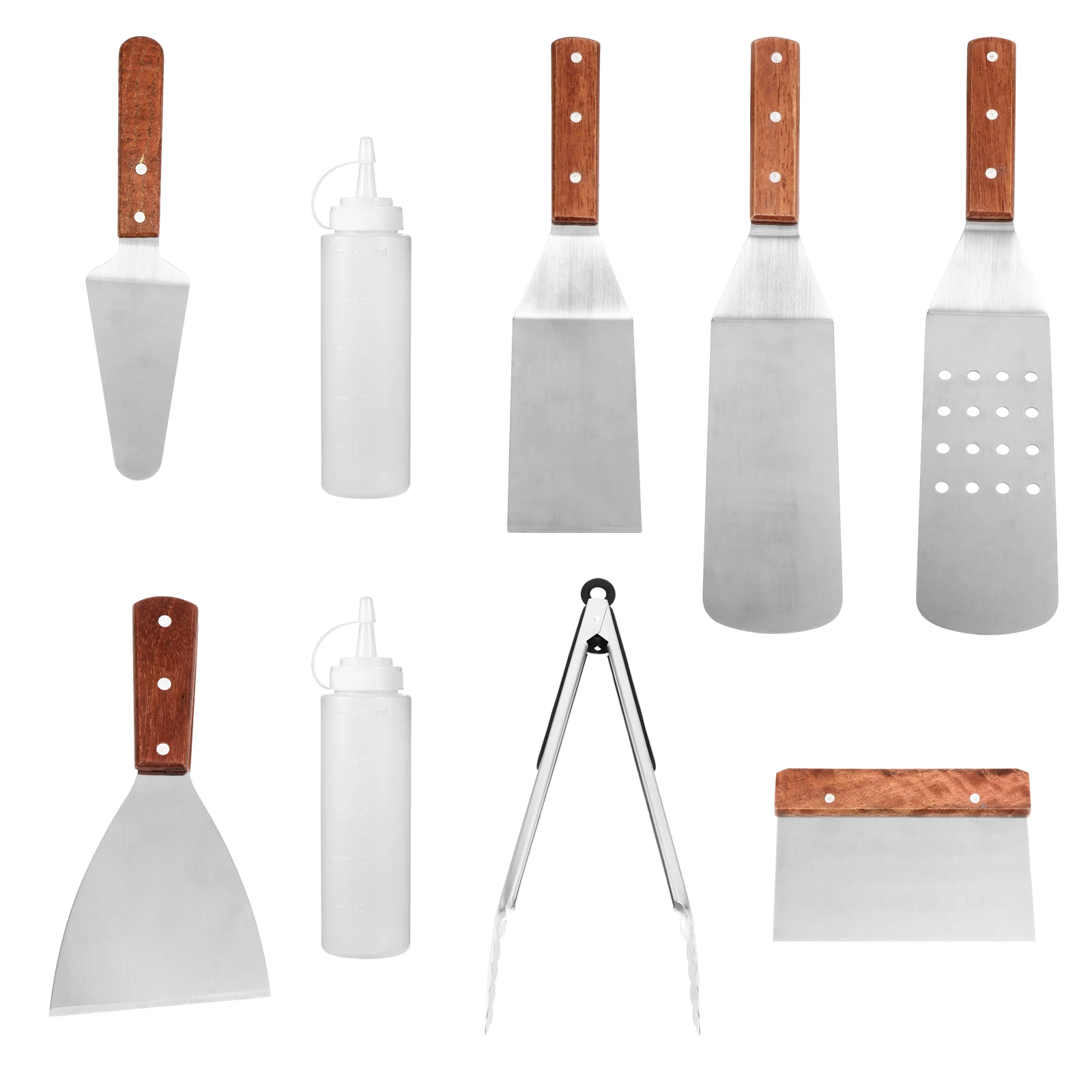 

Stainless Steel BBQ Tools Set Durable Lightweight Outdoor Barbecue Shovel Grill Accessories Cooking Utensils