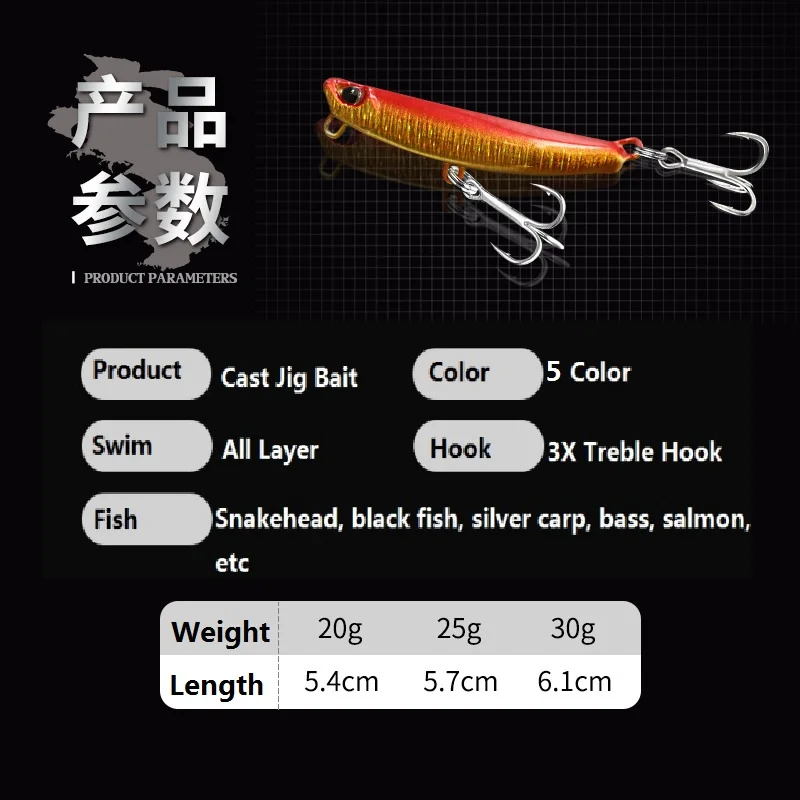 Saltwater Vertical Offshore Jigging, Artificial Bent Treble Hook, Sea Fishing Jigs for Bass and Mackerel