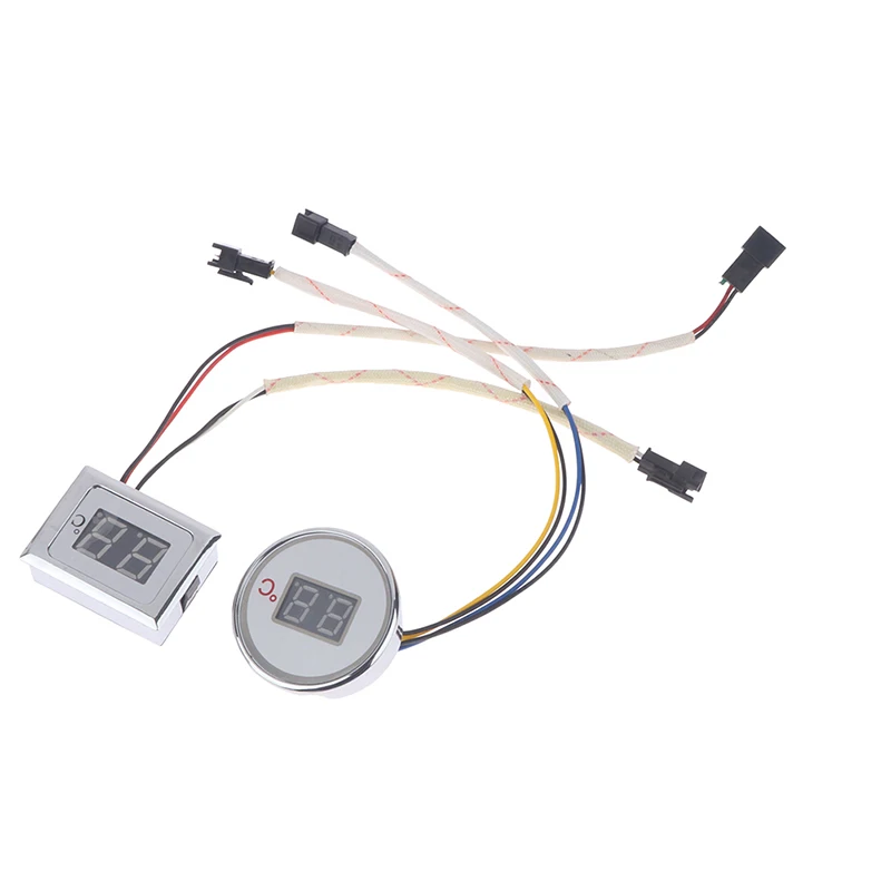 1Pc Natural Gas Water Heater Temperature Display Digital Display 88 Square Display Meter Temperature Display Accessories