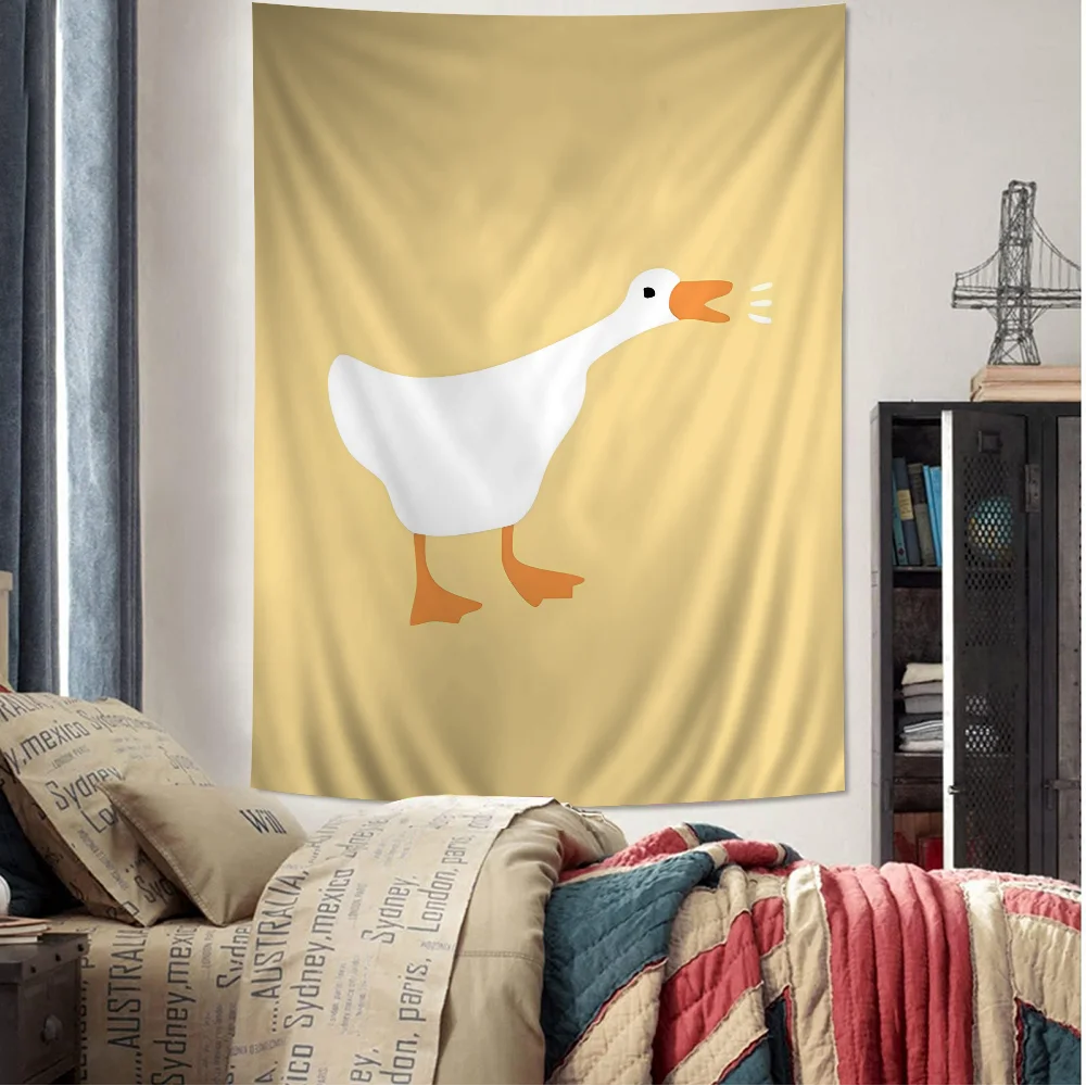 

Cut Goose Printed Large Wall Tapestry Indian Buddha Wall Decoration Witchcraft Bohemian Hippie Decor Blanket