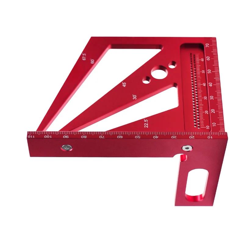 

ALIM-22.5/30/45/60/67.5/90 Degree Square Ruler Protractor, Multi-Angle 3D Measuring Ruler,Wood Carpenter Crafting