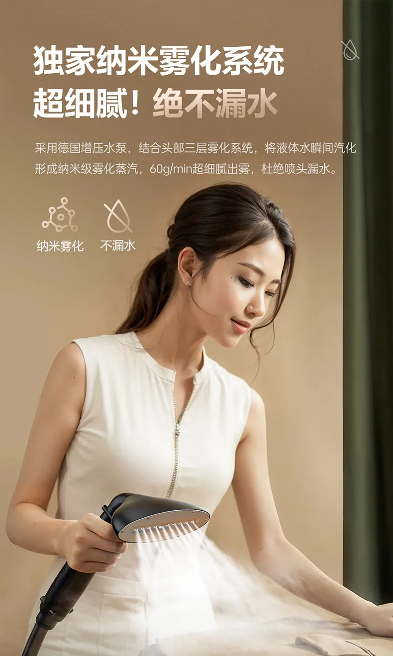 220V Commercial Garment Steamer for Clothing Store Small Flat Iron Steam Iron Home Use