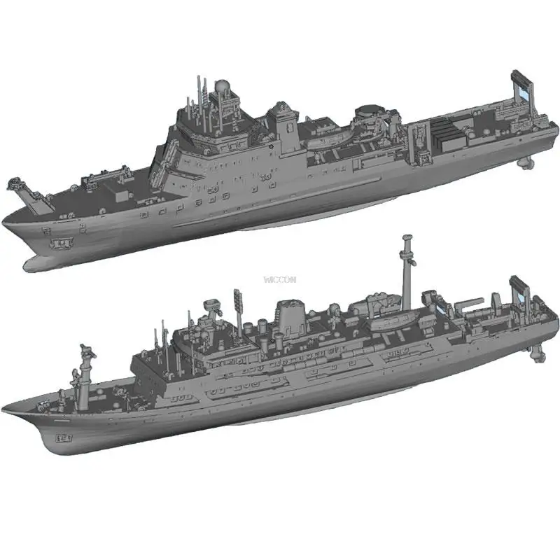 China Ocean Scientific Research Ship Science 1/700 Resin 3D Printing Model Ship Toy Model Assembly Hobby