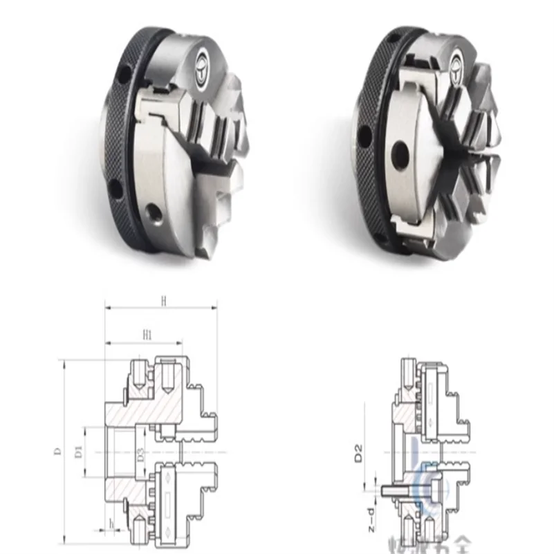 Collet Mini Drill Chuck Wood Lathe STAINLESS STEEL Chuck 4 Jaws 3 Jaw D 50MM/63MM WITH Connecting Rod  Motor Shaft M14*1