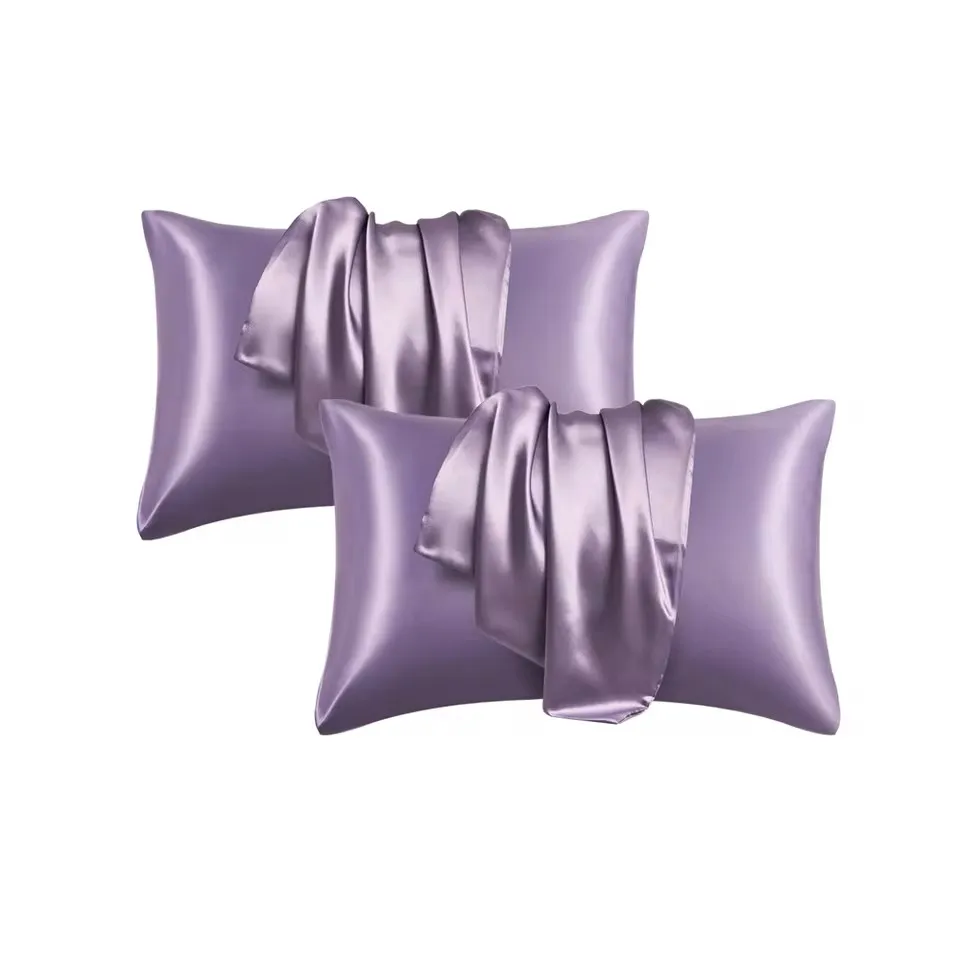1/2 Stück Satin-Seidenkissenbezug für Haar und Haut, Korallen-Kissenbezüge Standardgröße Set aus Superweichen Kissenbezügen Pflegeleicht für Zuhause – Detail 9