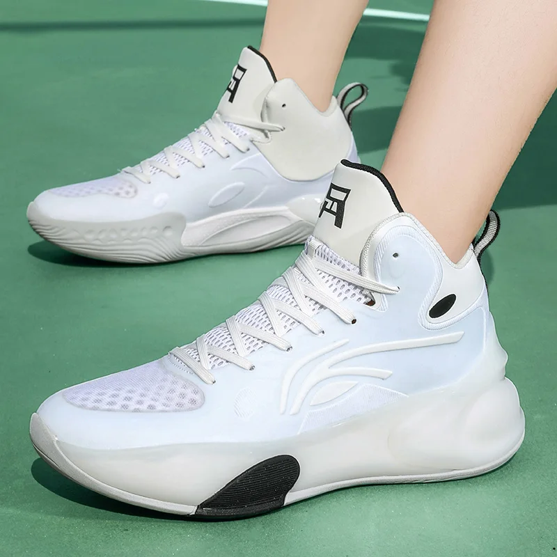 New Anti-Slip Combat Basketball Shoes Men Low Help Students Breathable Cushioned Shock Wear-Resistant Guard Sports Shoes