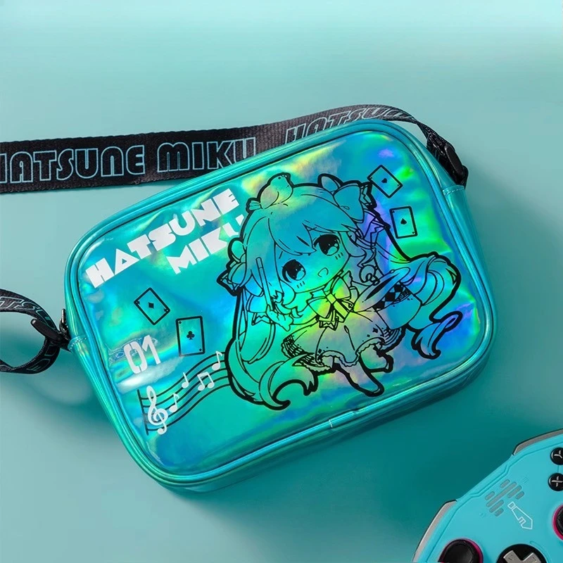 

Hatsune Miku Anime Print shoulder bag for School Cute Cosplay Themed Crossbody Purse Gifts for Girl
