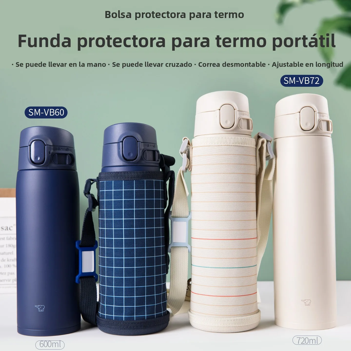 Bolsa portátil con aislamiento para portavasos, adecuada para Tanita SMVB60 VB72, funda protectora para botella de agua portá...