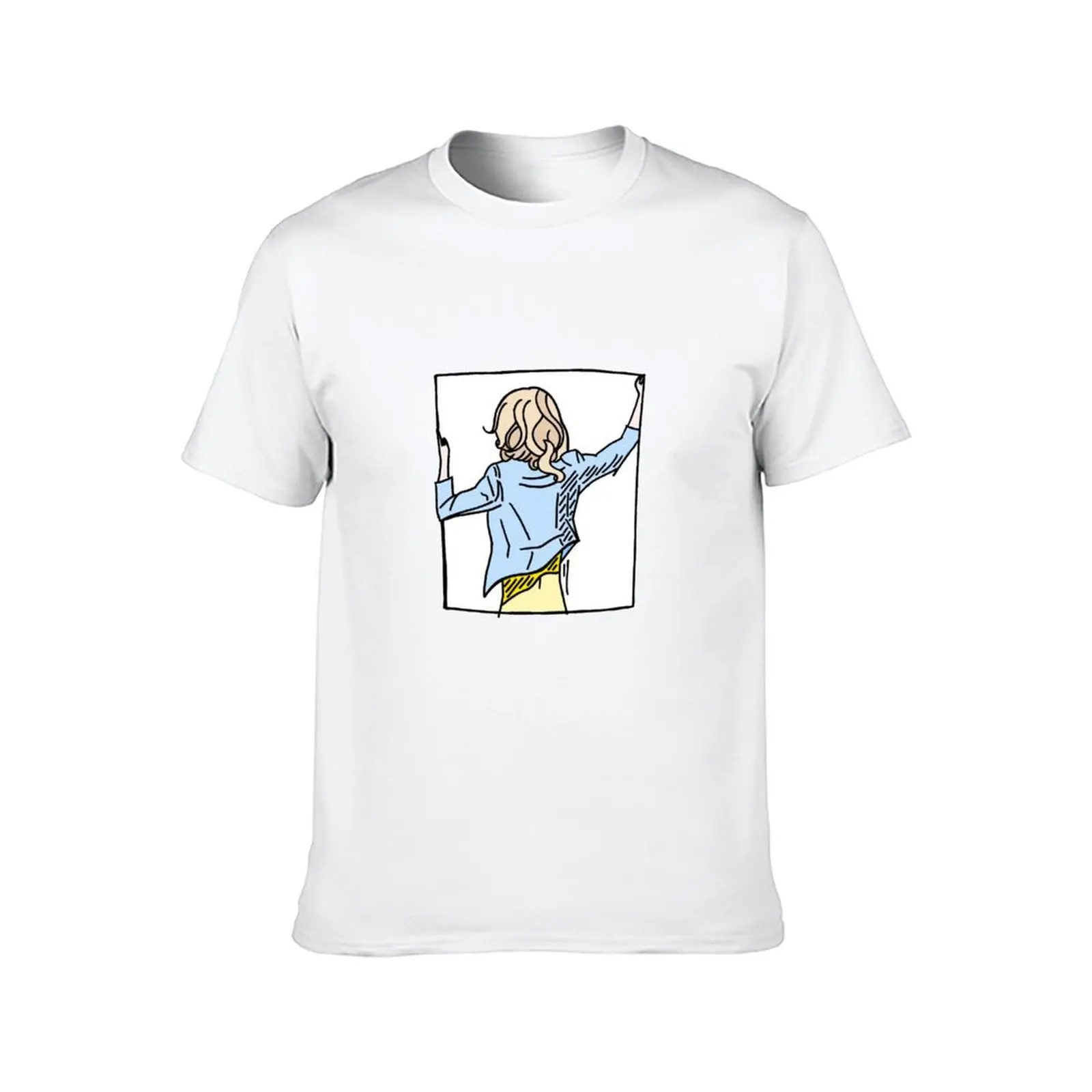 جيليان أندرسون: وداعا بلانش تي شيرت تي شيرت للرجل جرافيك مضحك تي شيرت الرجال 100% القطن الفاخرة العلامة التجارية تي شيرت #2