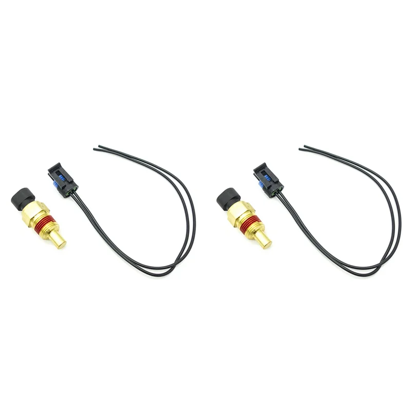 

2X автомобильный датчик температуры охлаждающей жидкости, датчик температуры воды для GMC Pontiac Cadillac 12146312 15326386 25036979