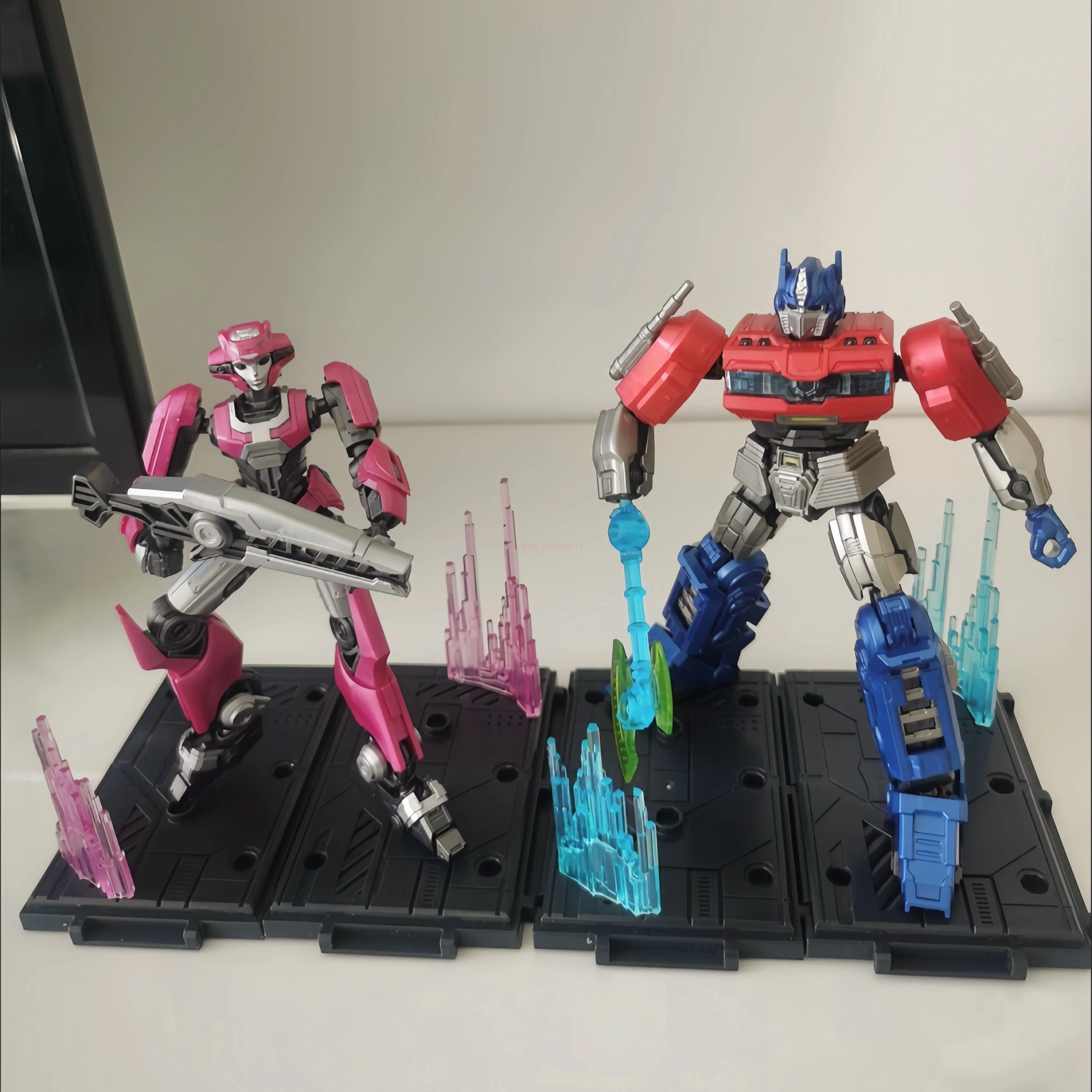 13 cm Blokees Transformers One Classic Class Optimus Prime Megatron Antenne Sentinel Prime Gemonteerd beweegbaar model Bloks Group