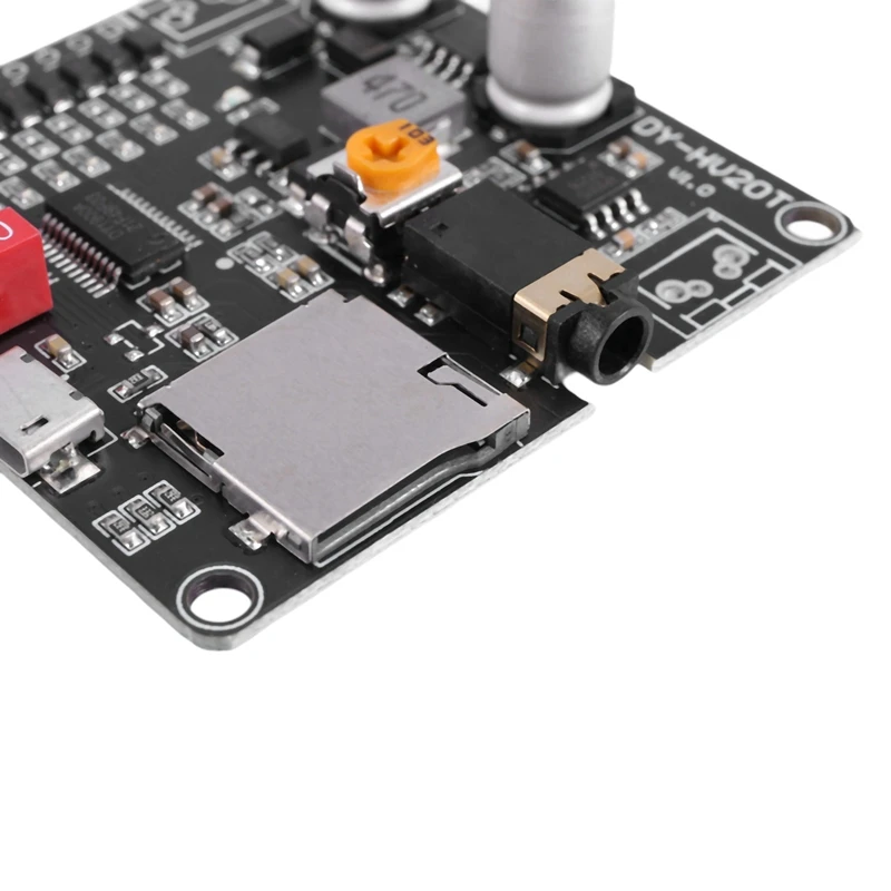 5X DY-HV20T 12V/24V источник питания 10W/20W модуль воспроизведения голоса с поддержкой Micro-SD карты MP3 музыкальный плеер для Arduino