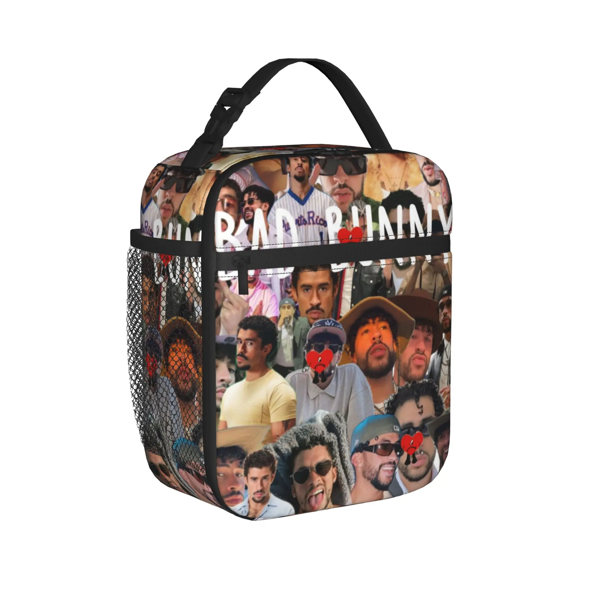 Debi Tirar Mas Fotos DTMF Bads Bunnys Music Tour Insulated Lunch Bag For Outdoor Food Box Portable Cooler Thermal Lunch Boxes