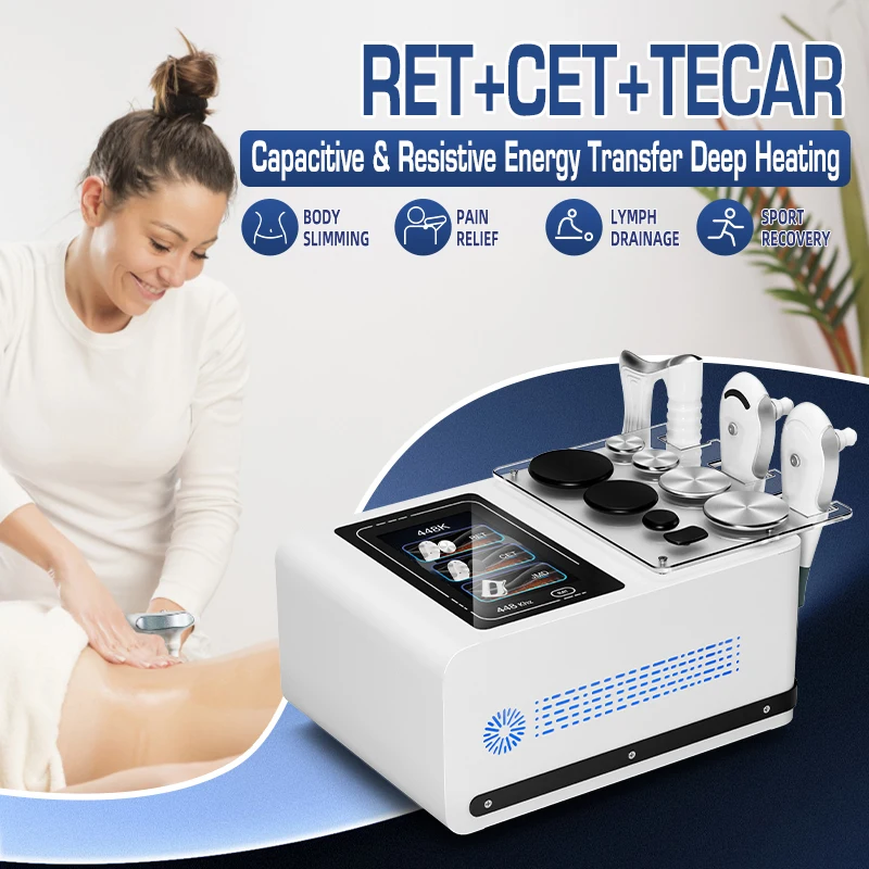 

Smart Indiba 448khz 3 in 1 Ret Cet Tecar Diathermy Therapy Back Pain Relief RF Equipment Face Neck Lifting Body Slimming Machine