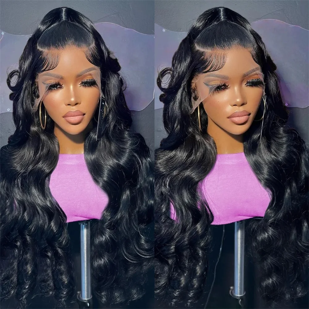 Transparent 360 Full Lace Wig 13x6 Body Wave Lace Front Human Hair Wigs For Women 30 32 34 Inch Brazilian 13X4 Lace Frontal Wig