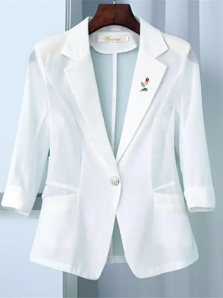 

Faionable ort Women's Jaet Spring Summer New Sle Sun Protection Ele Quali Small Western Wear Casual irt