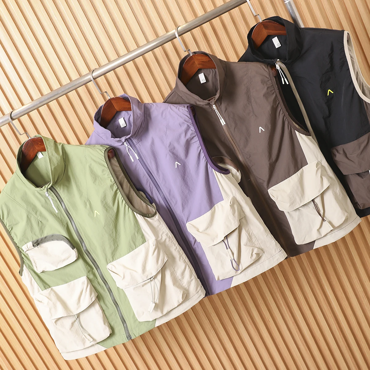 

Outdoor Workwear Lightweight Waterproof 3D Tailored Summer Men's And Women's Multi-ket Casual Vest Loose Fit Youth Trend