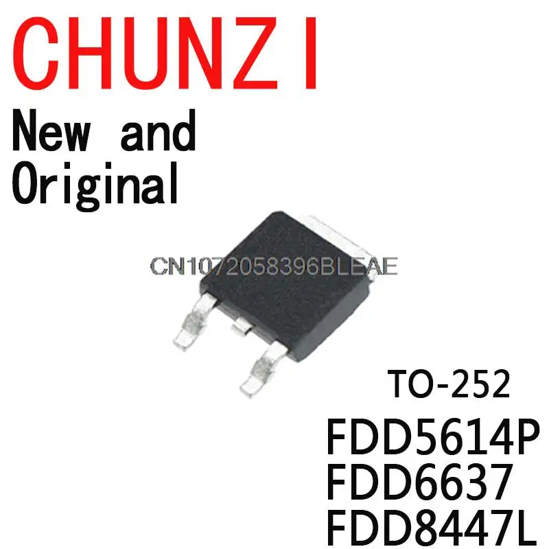 10PCS New and Original FDD5614 FDD8447 TO-252 FDD5614P FDD6637 FDD8447L