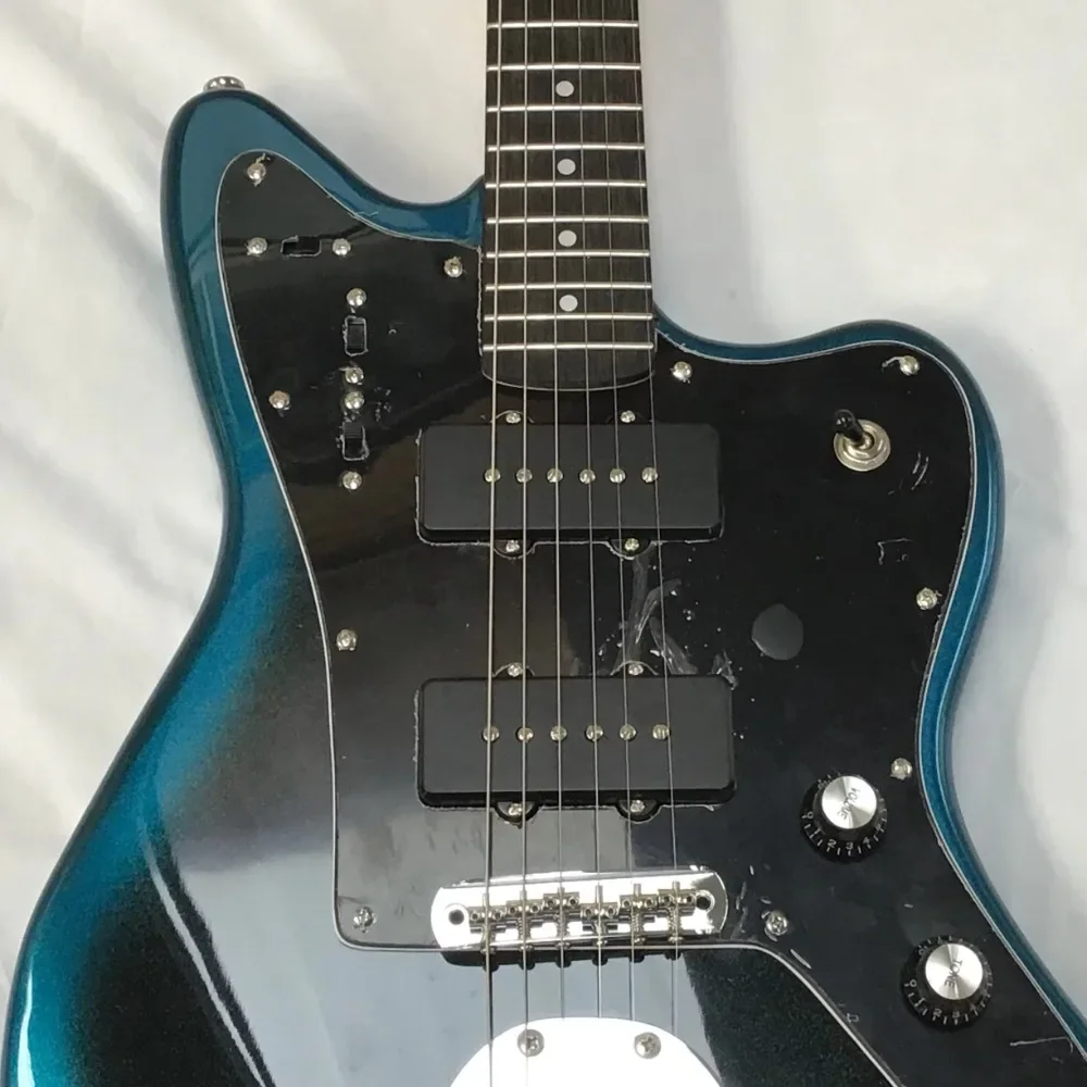 Music Electric Guitar Series, Custom Jazz Master String Instrument Solid Body Baked Maple Neck Electric Guitar