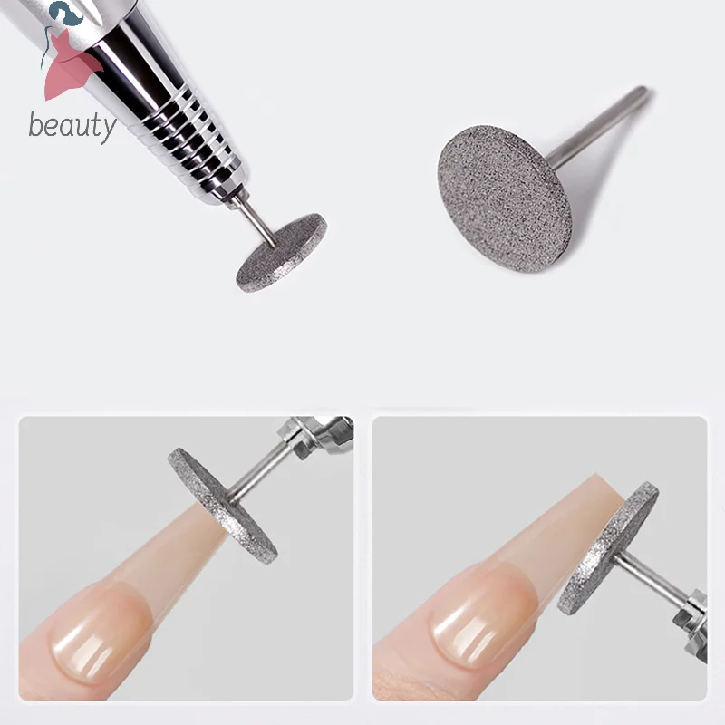 Broca de diamante para uñas, pulidora eléctrica Flexible para manicura, herramientas de arte