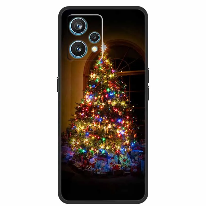 Case For Realme 9 Pro Christmas TPU Soft Phone Back Cover For Realme 9 Pro RMX3471 Silicone Funda Elk Shockproof Fashion Coque