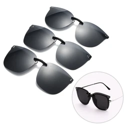 New Men Women Clip On Sunglasses Polarizing UV400 Protention Vintage Clip Polarized Glasses Night Vision Driving Goggles