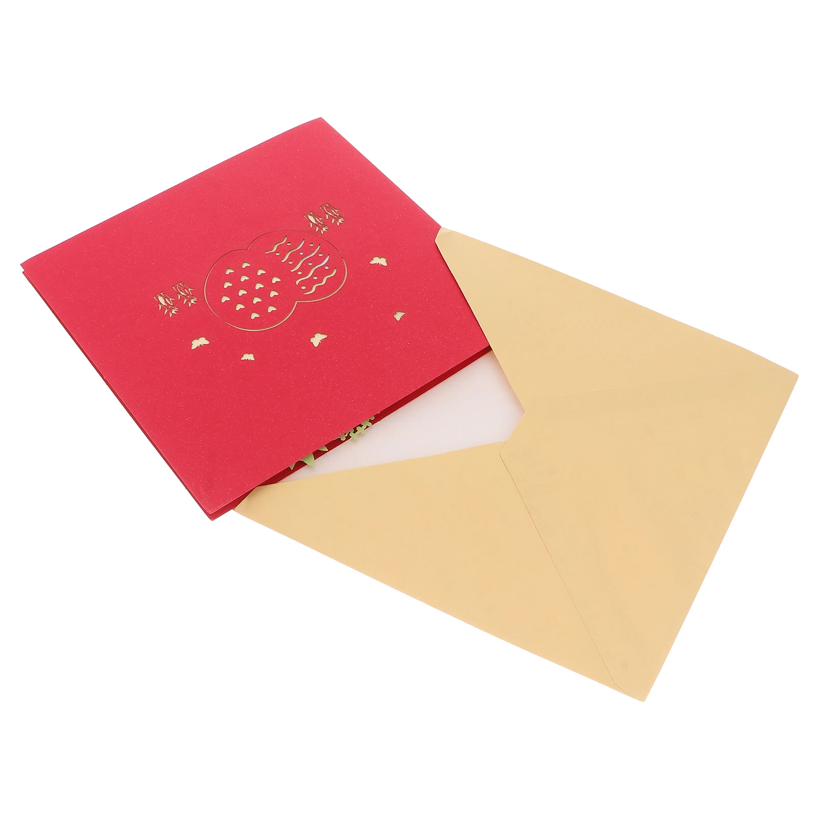 

-up Cards Creative Paper Craft Eco-friendly Printing Blank Space for Words Christmas Gift Christmas Greeting Card Idea