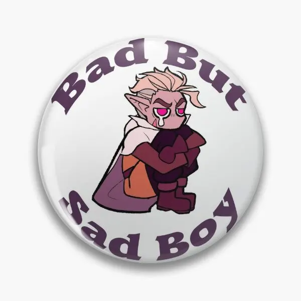 Bad But Sad Boy Golden Guard  Soft Button Pin Lover Hat Clothes Jewelry Collar Decor Badge Metal Cartoon Women Lapel Pin Cute