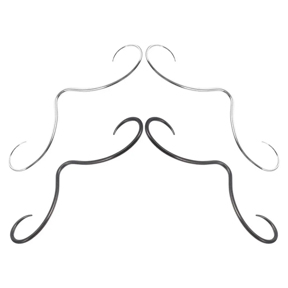 

4Pcs Mustache Septum Piercing Jewelry Adjustable Steel Nose Rings Funny Piercing Nose Rings for Women Men Mens Septum Ring