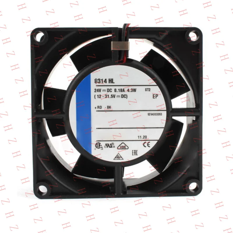 

P+ For 8314HL 24V 4.3W 80*80*32mm DC Tubeaxial Cooling Fan