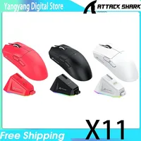 Attack Shark X11 Bluetooth wireless gaming mouse 63g lightweight PAW3311 22000DPI low latency e-sports gaming mouse