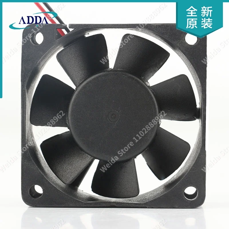 ADDA AD0612MS-A70GL 6025 6CM 60X60X25MM DC 12V 0.14A inverter 2-wire chassis Super quiet AD0612MS-A70GL cooling fan