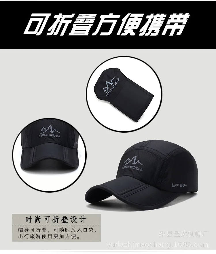 Mens Waterproof Golf Baseball Cap Windproof Breathable UPF50+ Outdoor Caps for Women Sport Adjustable Rain Hat
