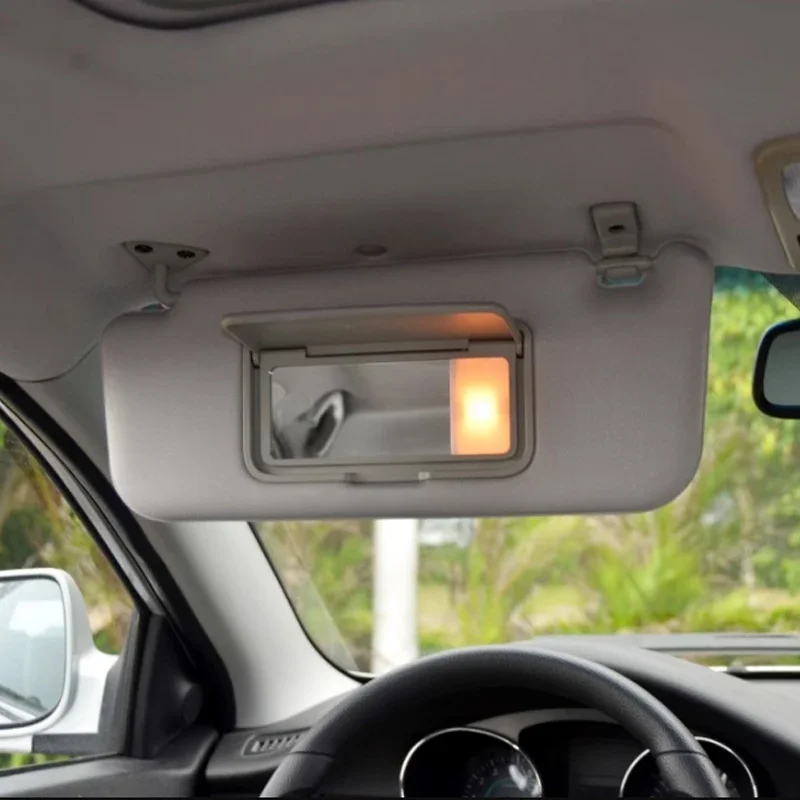 (Part #5702030U2090) Front Car Sun Visor with Makeup Mirror Light for JAC Heyue J4/J5/J6 | Sun Shield Overhead Console