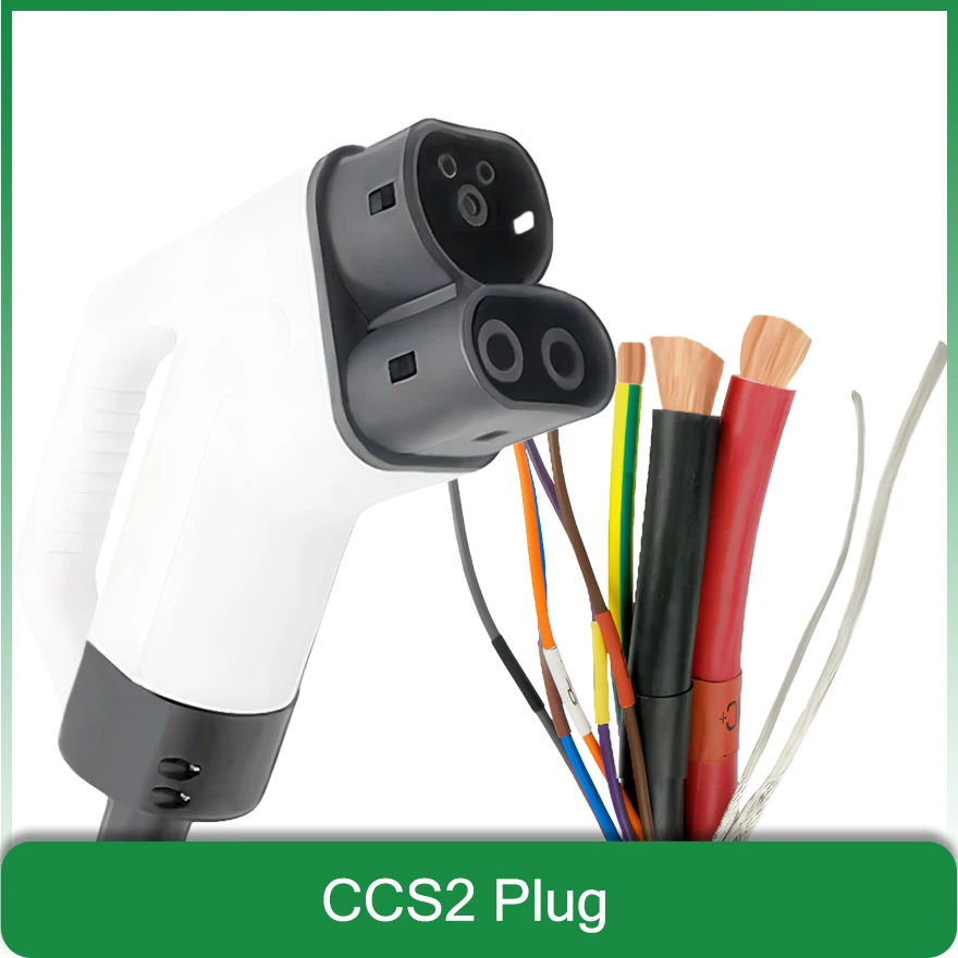 Caricabatterie EV dc fast charge ccs2 Plug 200A 1000V veicolo per auto elettrica Combo 2 connettore di ricarica EVSE