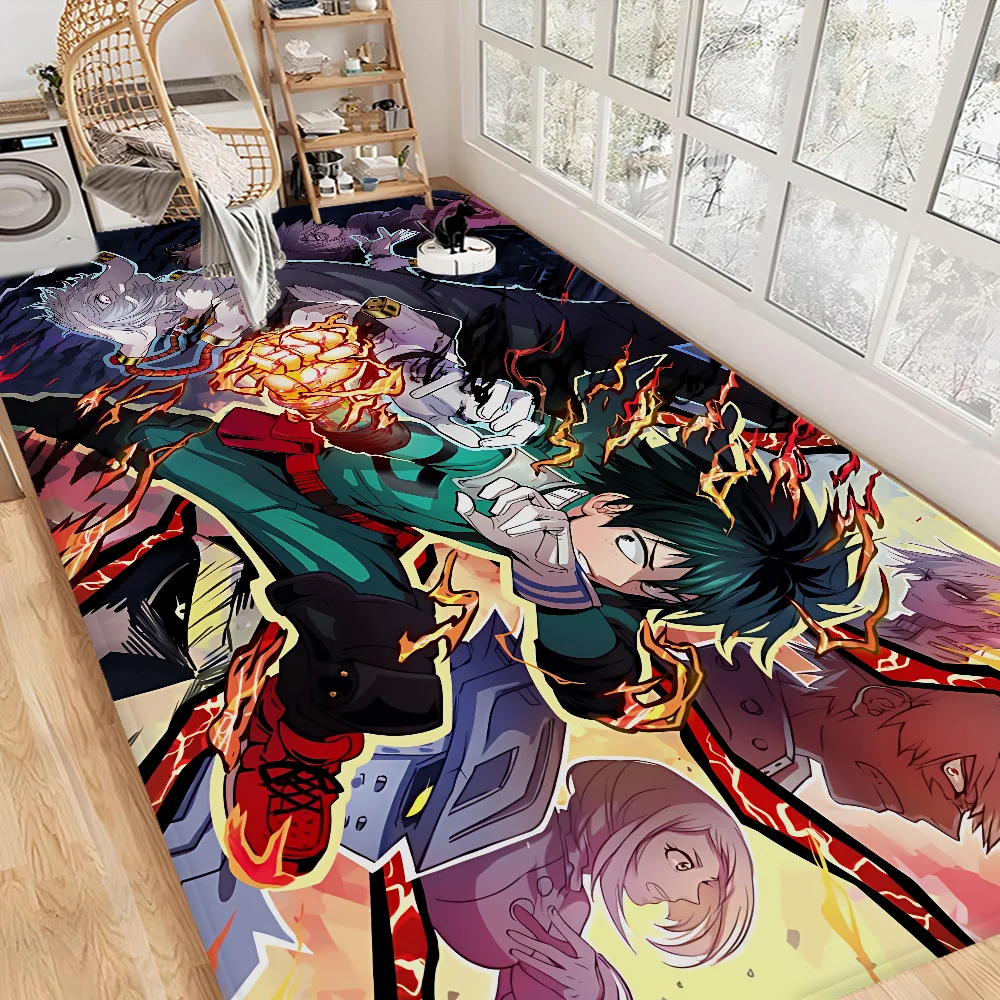 

Japanese Anime Cartoon My Hero Kitchen Mat Cheaper Anti-slip Modern Living Room Balcony Printed Modern Home Decor