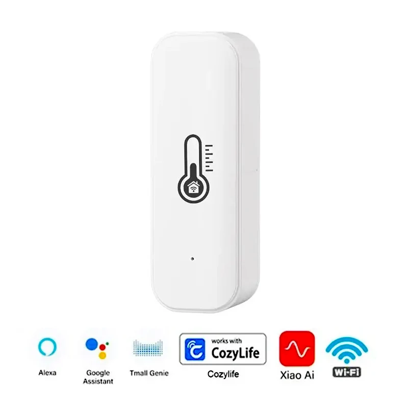 

WiFi Temperature Humidity Sensor SmartLife Remote Monitor For Smart Home Workwith Alexa Google Assistant